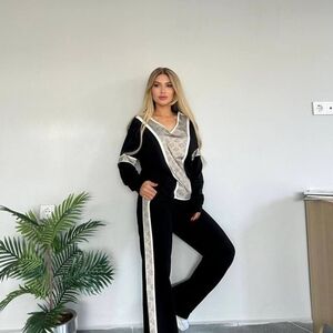Elegant Black and White Women's Jumpsuit